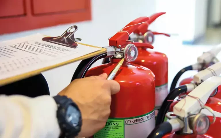 Inspecting Fire Safety equiptment