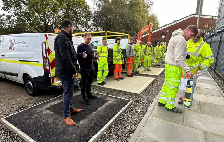 George Cox employees doing cable avoidance