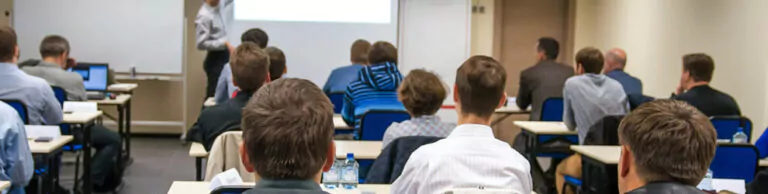 Classroom training at a 3B Training venue